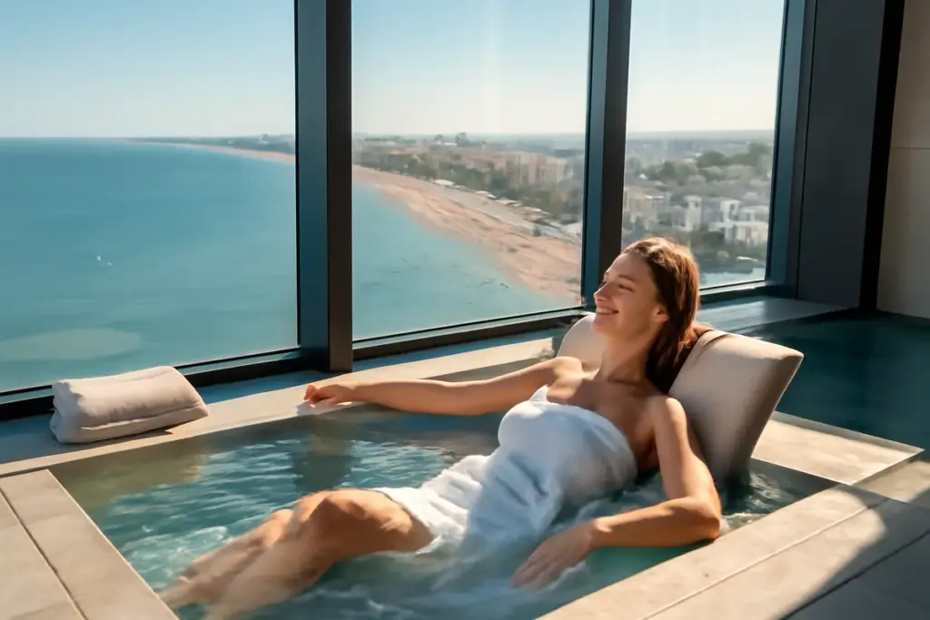 Spa panoramica a Rimini: il trucco per accedere alle viste più suggestive mentre ti rilassi