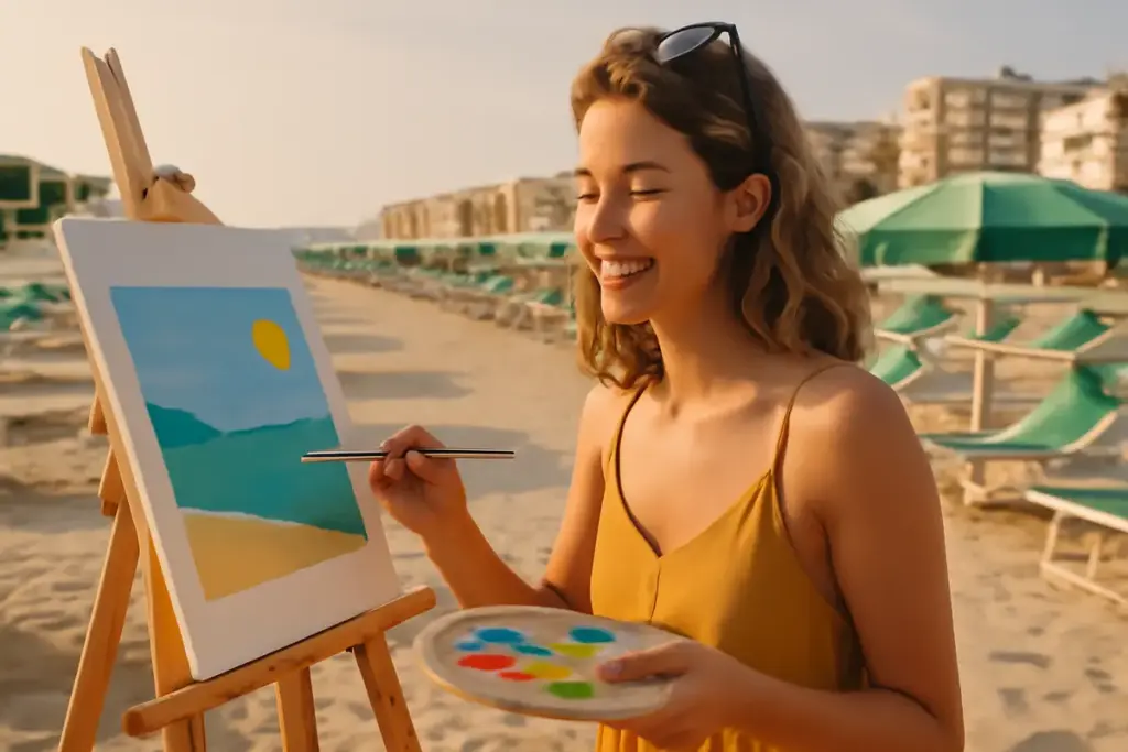 Partecipare a laboratori artistici durante le vacanze a Rimini: la soluzione per un ricordo unico